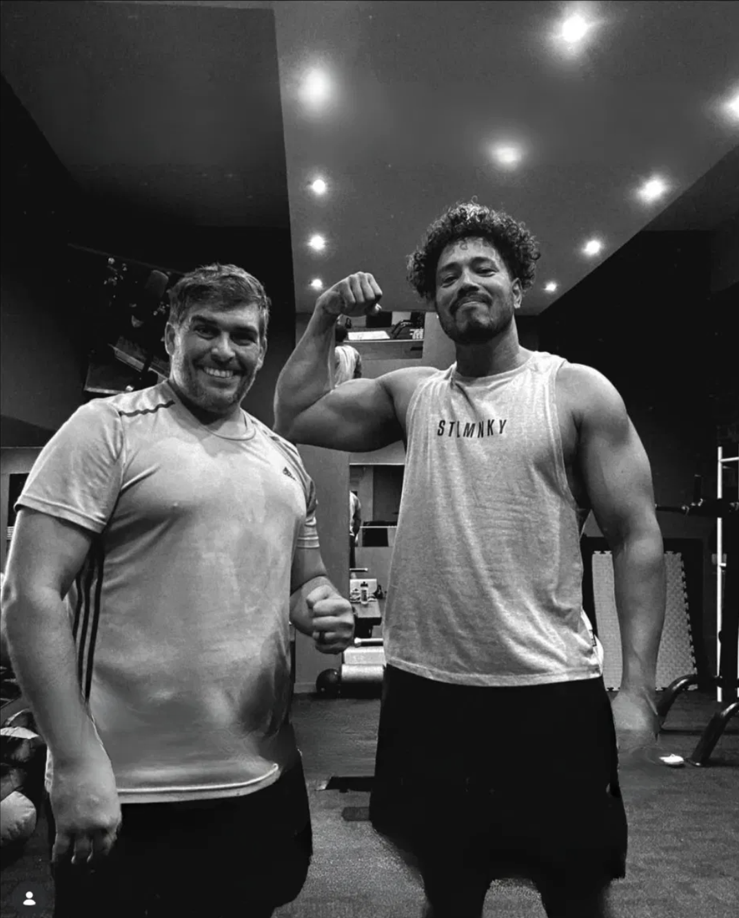 Lush coaching a client in the gym